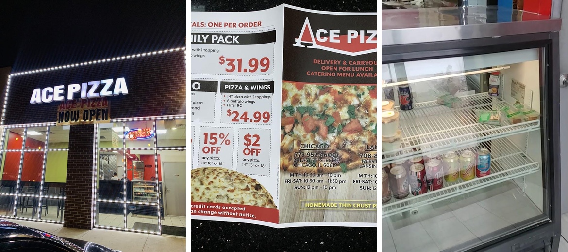 Ace Pizza Menu